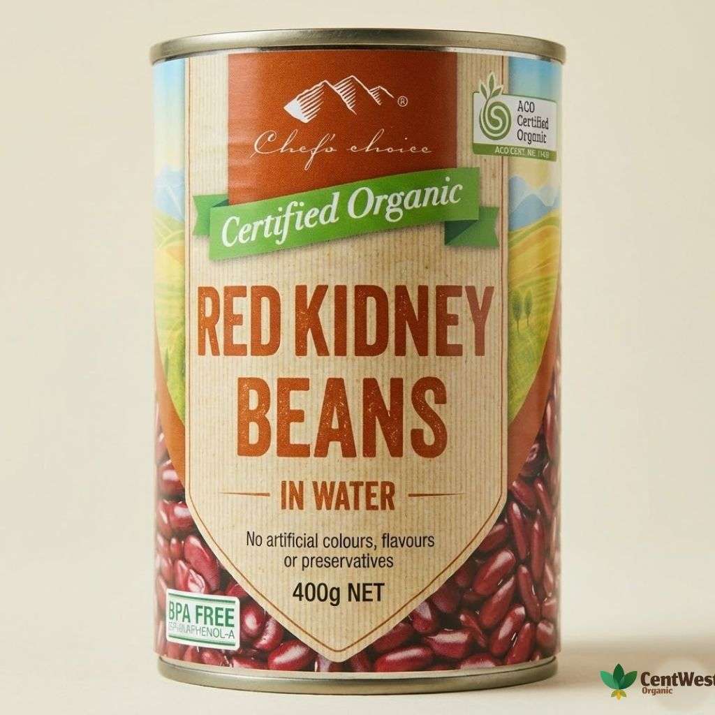 Chef's Choice Organic Beans - Red Kidney 400g (Australia)