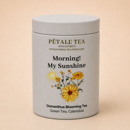 Pétale Petite Tin - Morning! My Sunshine Blooming Tea (2 Teaballs)