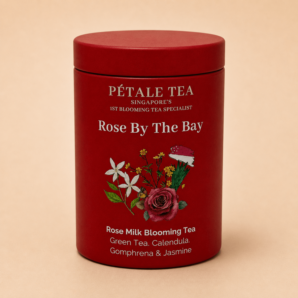 Pétale Petite Tin - Rose By The Bay Blooming Tea (2 Teaballs)