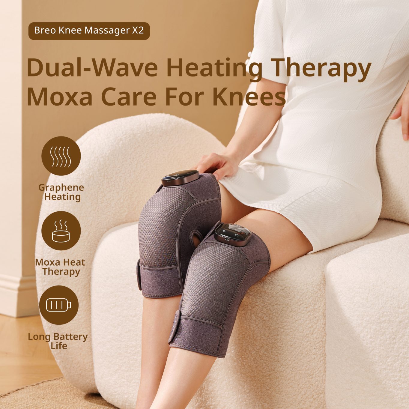 Breo - X2 Knee Massager