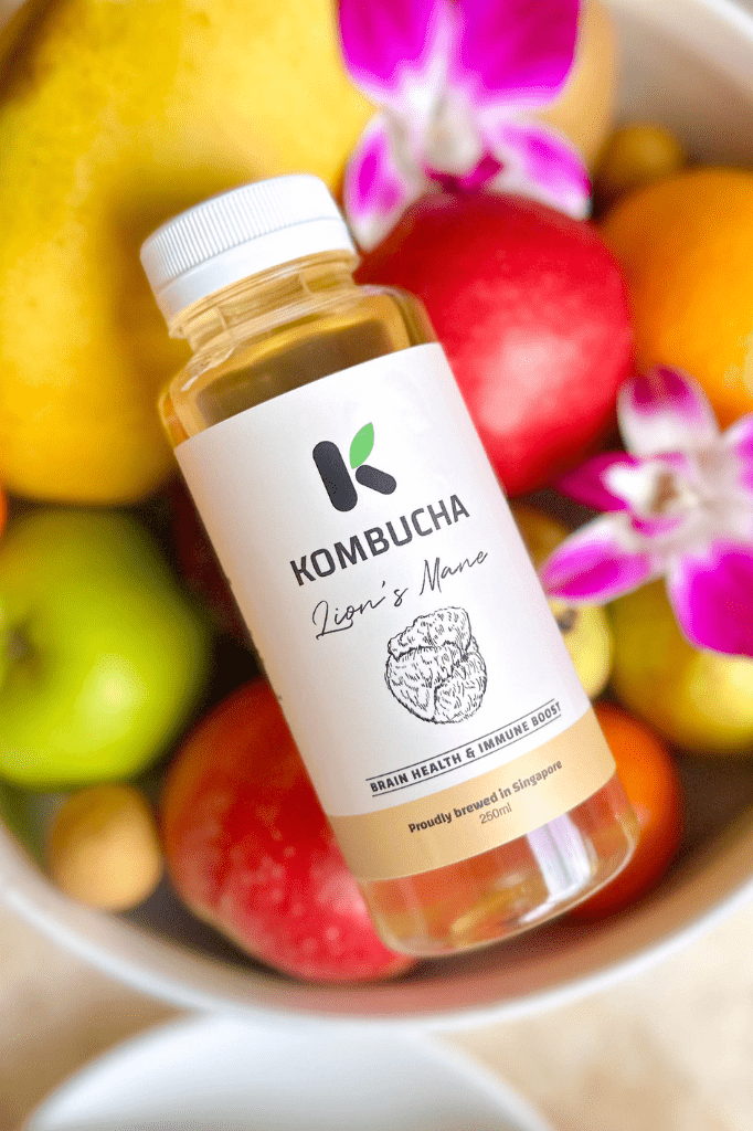 Lion's Mane Kombucha brain-boosting 250ml