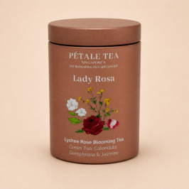 Pétale Petite Tin - Lady Rosa Blooming Tea (2 Teaballs)