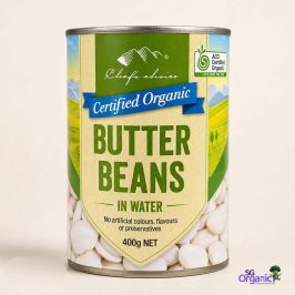 Chef’s Choice Organic Butter Beans – In Water 400g (Australia)