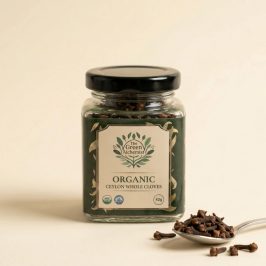TGA – Organic Ceylon Whole Cloves in Glass Bottle, 84g