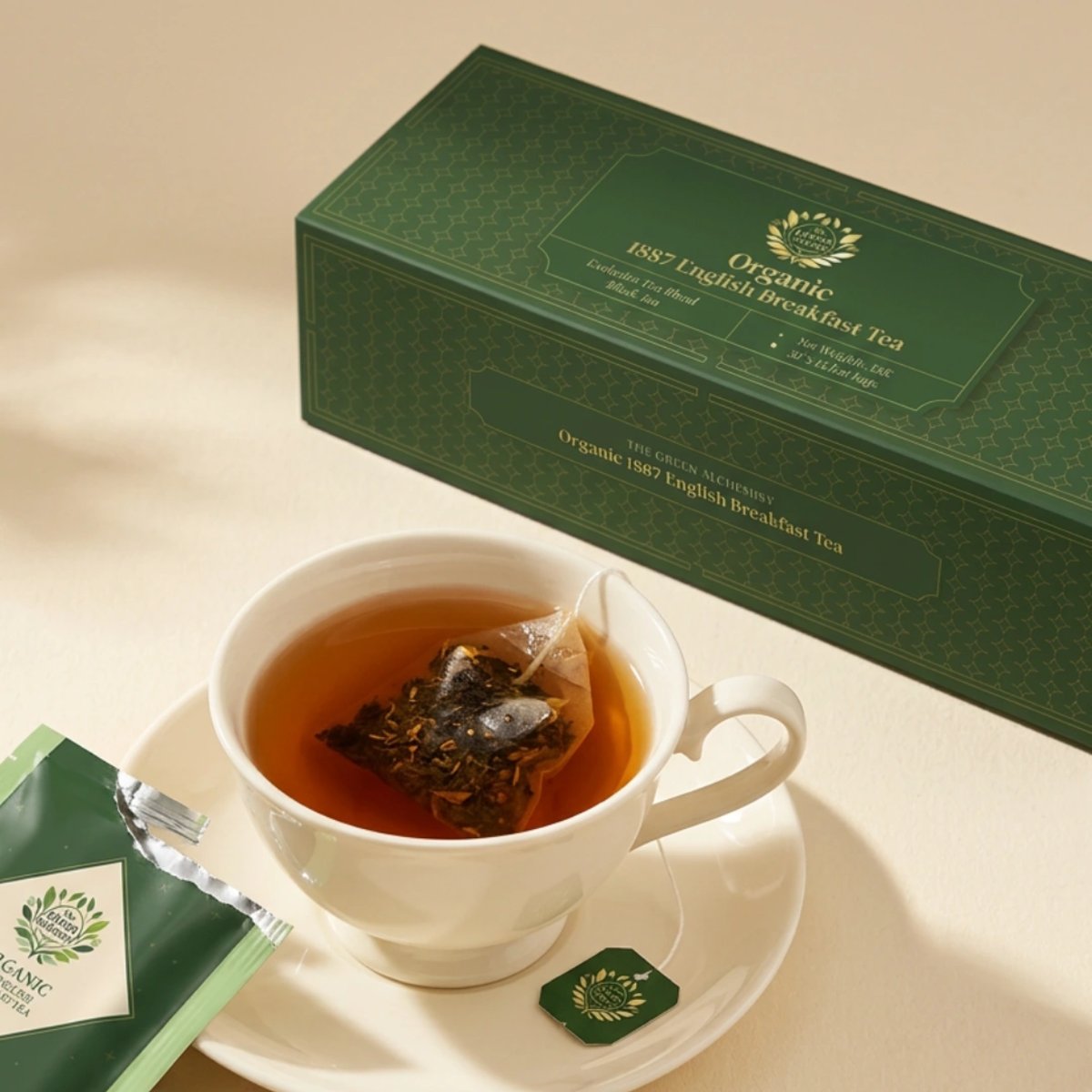 TGA - Organic 1887 English Breakfast Tea Bags in Gift Box