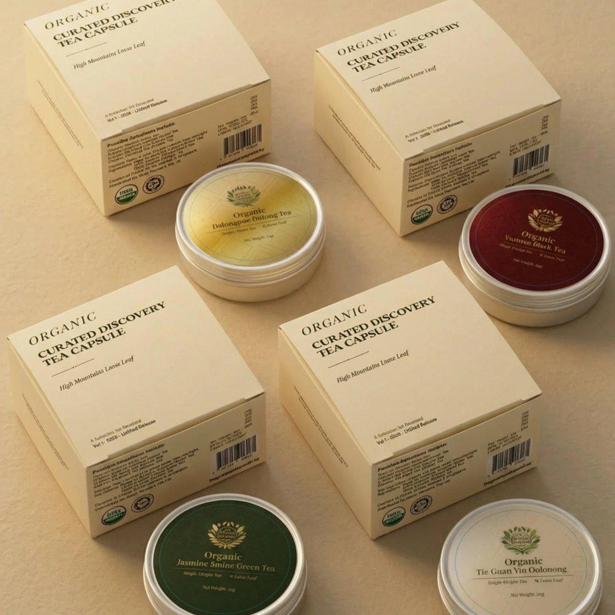 TGA Curated Discovery Tea Capsule Vol 1 Set, Loose Leaf