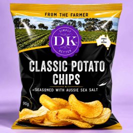 DK’s Australian Classic Potato Chips with Sea Salt – 90g